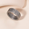 Jewelry Titanium Steel Nordic Viking Ring With Geometric Pattern Old Style Unisex