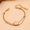 Jewelry Titanium Steel Stars Love Shell Peach Heart Pendant Set With Diamonds