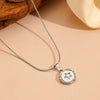 Jewelry Titanium Steel Stars Love Shell Peach Heart Pendant Set With Diamonds