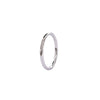 Jewelry Titanium Steel Women's Geometric Inlay Ring With Zircon