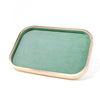 Jewelry Tray Aluminum Alloy Solid Wood Geometric Splicing High Sense Jewelry Storage Rack