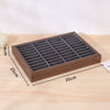 Jewelry Tray Density Board Sticker And Flannel Material Square Shape Splicing Craft Highend Style