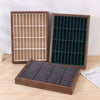 Jewelry Tray Density Board Sticker And Flannel Material Square Shape Splicing Craft Highend Style