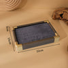 Jewelry Tray Density Board Sticker Flannel Square Shape Splicing Craft Highend Style