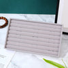 Jewelry Tray Flannel Geometric Shape Splicing Highend Feel