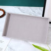 Jewelry Tray Flannel Geometric Shape Splicing Highend Feel