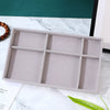 Jewelry Tray Flannel Geometric Shape Splicing Highend Feel