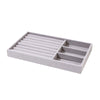 Jewelry Tray Flannel Geometric Shape Splicing Highend Feel