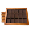 Jewelry Tray Solid Wood Geometric Splicing Style For Jewelry Storage Display