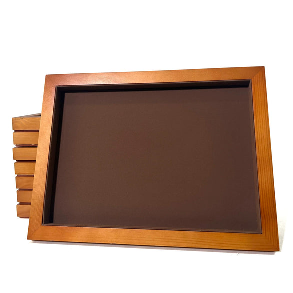 Jewelry Tray Solid Wood Geometric Splicing Style For Jewelry Storage Display