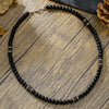 Jewelry Turquoise Beaded Necklace Pine Stone Alloy Geometric Handmade
