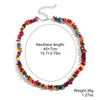 Jewelry Turquoise Geometric Bohemian Style Electroplated Women's Natural Stone Necklace