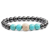 Jewelry Turquoise Magnetic Elastic Bracelet Handmade
