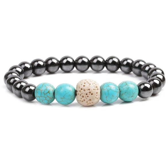 Jewelry Turquoise Magnetic Elastic Bracelet Handmade