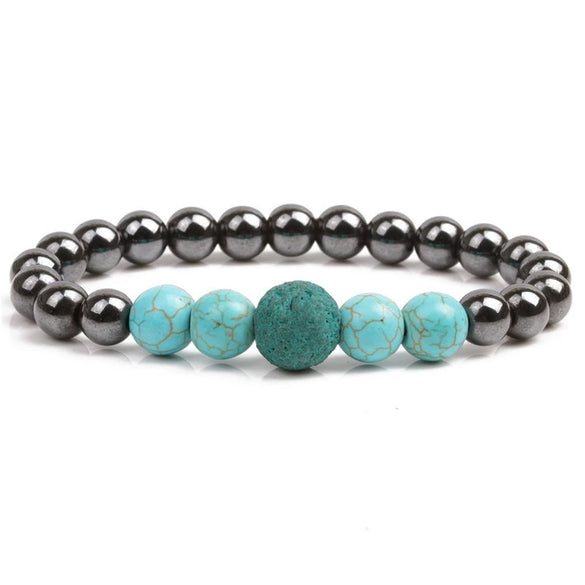 Jewelry Turquoise Magnetic Elastic Bracelet Handmade