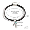 Jewelry Turquoise Pendant Geometric Retro Electroplated Long Regular Chain For Women