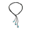 Jewelry Turquoise Pendant Geometric Retro Electroplated Long Regular Chain For Women