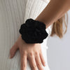 Jewelry Vintage Collar Rose Camellia Chocker Tassel Satin Flower Handmade Cloth Necklace For Women