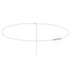 Jewelry Waist Chain Body Chain S925 Sterling Silver Geometric Electroplating For Women