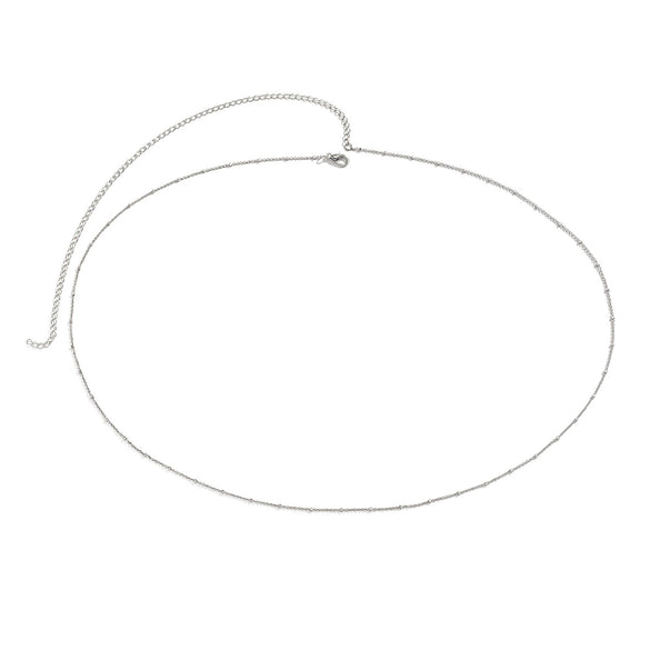 Jewelry Waist Chain Copper Thin Chain Simple Geometric Style