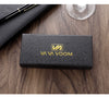 Jewelry Watch Case Cardboard Rectangular Crocodile Pattern Hot Stamping Logo
