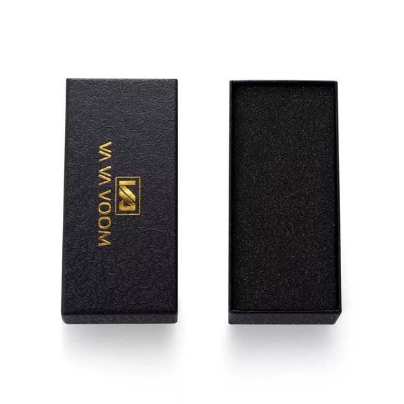 Jewelry Watch Case Cardboard Rectangular Crocodile Pattern Hot Stamping Logo