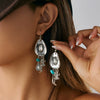 Jewelry Western Cowboy Style Hat And Boots Earrings Alloy Geometric Electroplating For Women
