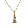 Jewelry Women Princess Pendant Necklace Zircon Inlaid With Cartoon Characters
