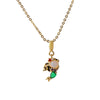 Jewelry Women Princess Pendant Necklace Zircon Inlaid With Cartoon Characters