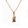 Jewelry Women Princess Pendant Necklace Zircon Inlaid With Cartoon Characters