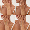 Jewelry Women's Geometric Crystal Pearl Beaded Copper Chain Finger Bracelet With Electroplating