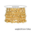 Jewelry Women's Handmade Geometric Ccb Multilayer Stacked Beads Elastic Rope Bracelet Suit