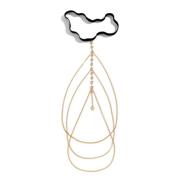 Jewelry Women's Heartshaped Elastic Leg Chain