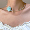 Jewelry Women's Polyester Feather Flower Shape Handmade Necklace