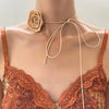 Jewelry Women's Polyester Feather Flower Shape Handmade Necklace