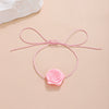 Jewelry Women's Polyester Feather Flower Shape Handmade Necklace