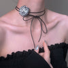 Jewelry Women's Polyester Feather Flower Shape Handmade Necklace