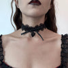 Jewelry Women's Sweet Cool Style Metal And Lace Necklace With Heart Shape Bow Tie And Geometric Pattern