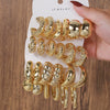 Jewelry Women's Twist Earrings Ccb Electroplated Geometric Letters Numbers Text Original Design