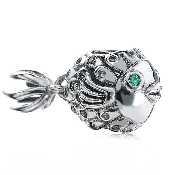 Jewelry Zinc Alloy Cartoon Mouse Pendant With Totem Pattern Electroplating Decoration