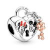 Jewelry Zinc Alloy Cartoon Mouse Pendant With Totem Pattern Electroplating Decoration