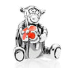 Jewelry Zinc Alloy Cartoon Mouse Pendant With Totem Pattern Electroplating Decoration