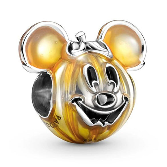Jewelry Zinc Alloy Cartoon Mouse Pendant With Totem Pattern Electroplating Decoration