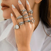 Jewelry Zinc Alloy Geometric Arc Ring Electroplating