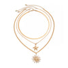 Jewelry Zinc Alloy Geometric Exaggerated Electroplating Ring Set