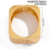 Jewelry Zinc Alloy Geometric Square Electroplating Women's Fashion Bracelet
