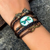 Jewelry Zinc Alloy Handmade Animals Zodiac Plant Flowers Handwoven Bracelet