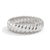 Jewelry Zinc Alloy Plain Ring Bracelet With Thread Texture And Electroplating