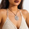 Jewelry Zinc Alloy Star Geometric Electroplating Necklace For Women