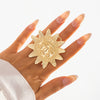 Jewelry Zinc Alloy Star Shape Ins Style Electroplated Ring